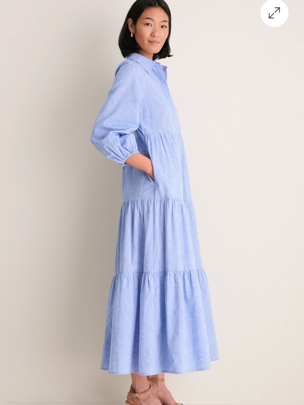 Pomander Place chambray Mabel Dress